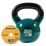 GOFIT GF-KBELL35 KETTLEBELL & DVD (35LBS  GREEN)