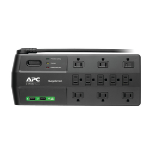 APC P11U2 11-Outlet SurgeArrest(R) Surge Protector with 2 USB Charging Ports