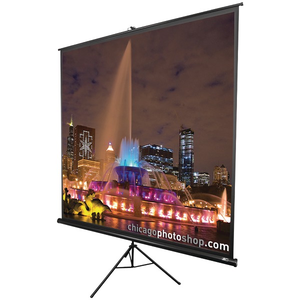 ELITE SCREENS T119UWS1 TRI-POD SERIES PROJECTION SCREEN (1:1 FORMAT 119  84  X 84 )