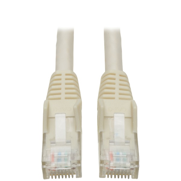 Cat6 Cable (RJ45 M/M),PoE,White,1 ft.