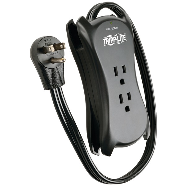 TRIPP LITE, 3 OUTLET TRAVEL SIZE SURGER PROTECTOR, 18 INCH CORD, 1050 JOULES, 2-USB CHARGING PORTS