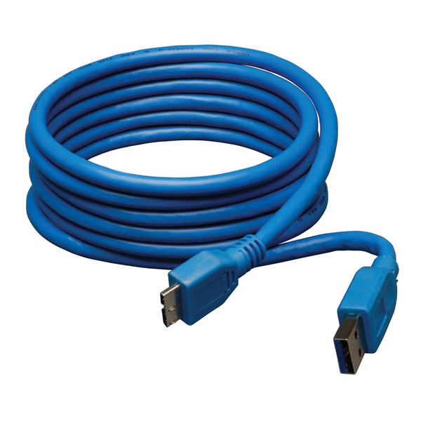 Tripp Lite 6ft USB 3.0 SuperSpeed Device Cable A Male to Micro B Male 6ft.